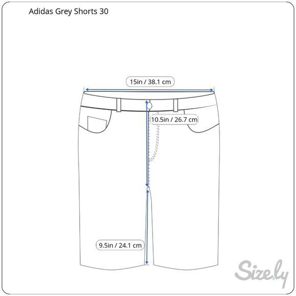 Adidas Mens Size 30 Solid Gray Chino Flat Front Flap Pockets Golf Shorts - Picture 2 of 10